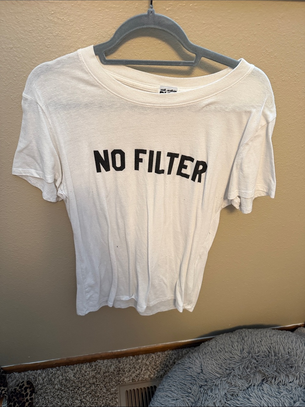 Sub_Urban Riot White "NO FILTER" Graphic Tee